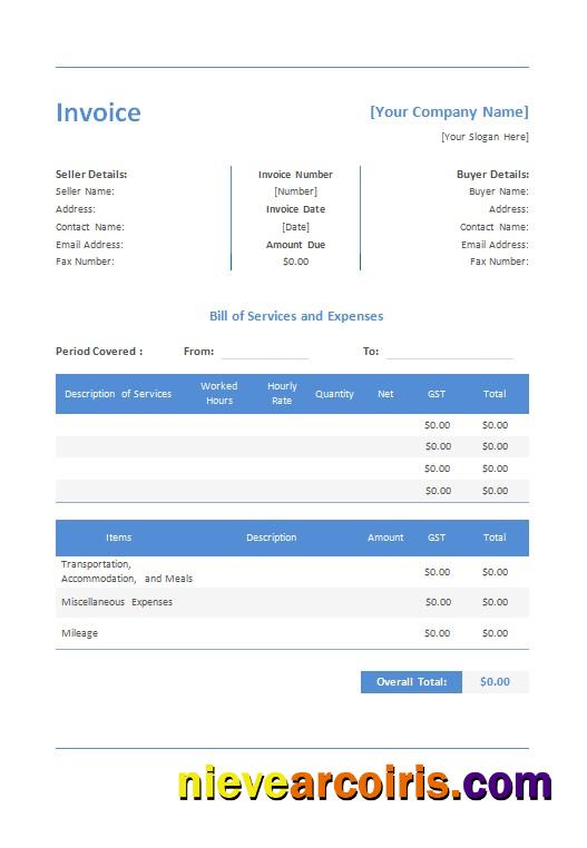 Free Construction Invoice 2